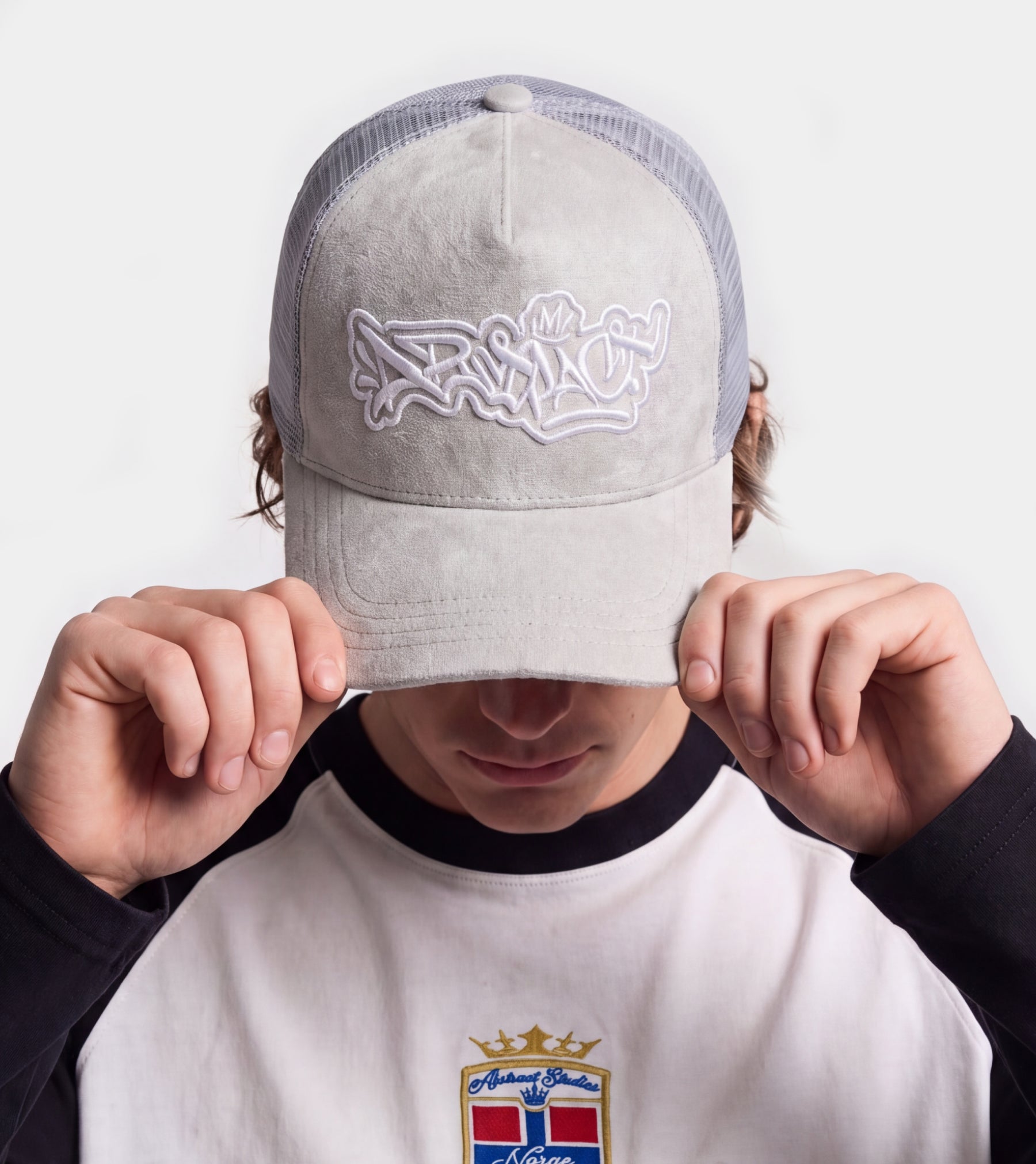 Abstract - Suede Caps "Grey"