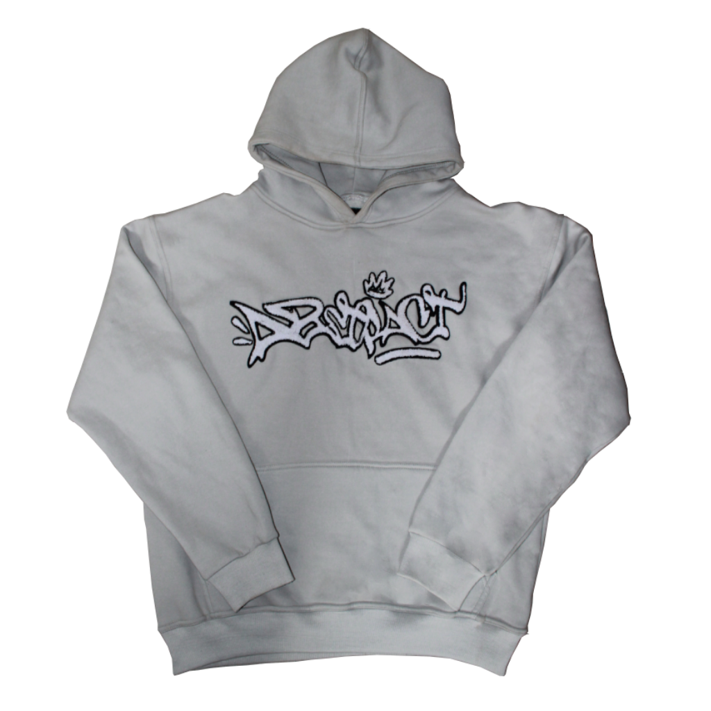 Abstract - Chenille Hoodie "Grey"