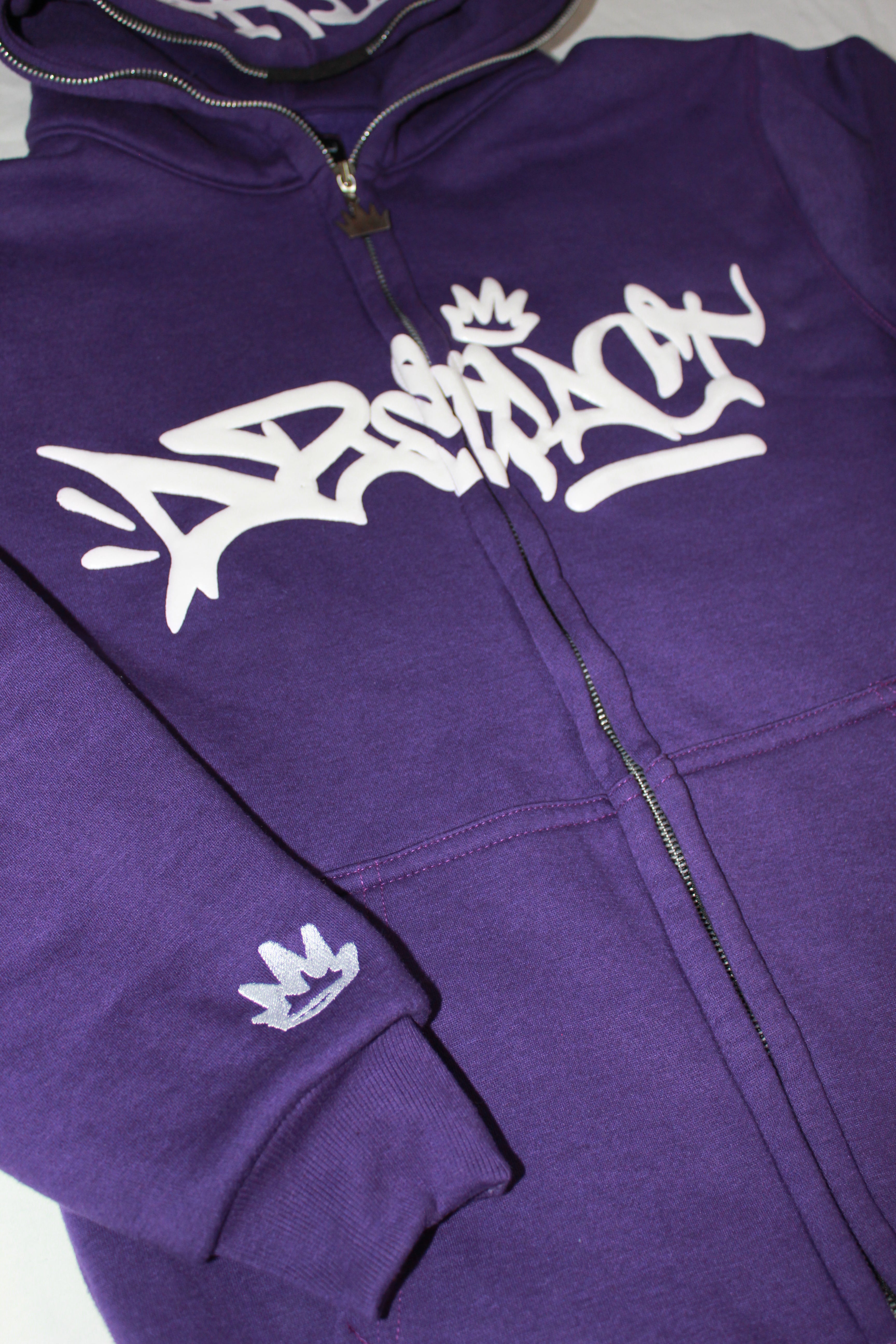 Abstract - Fullzip Purple/White