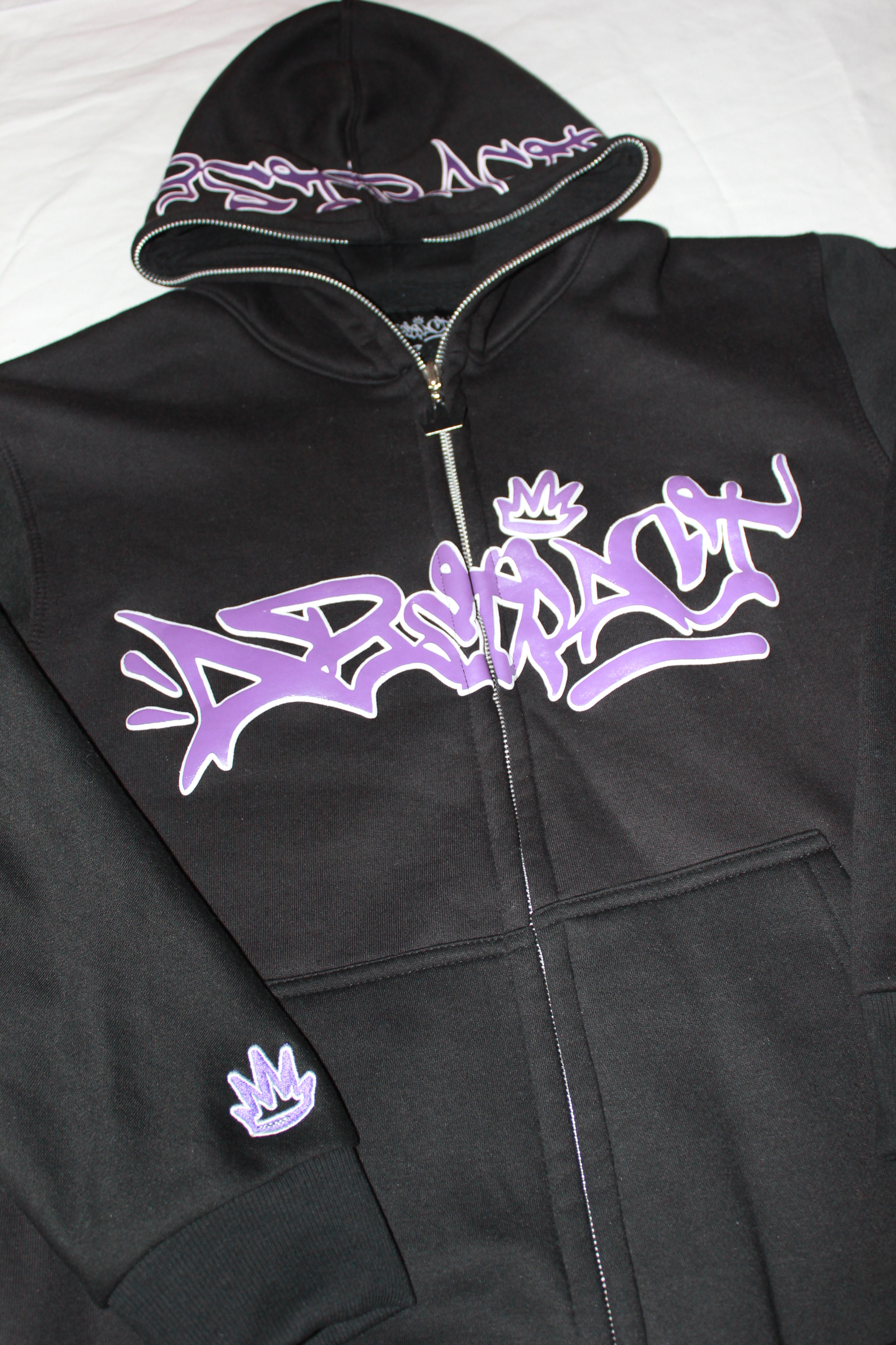 Abstract - Fullzip Black/Purple