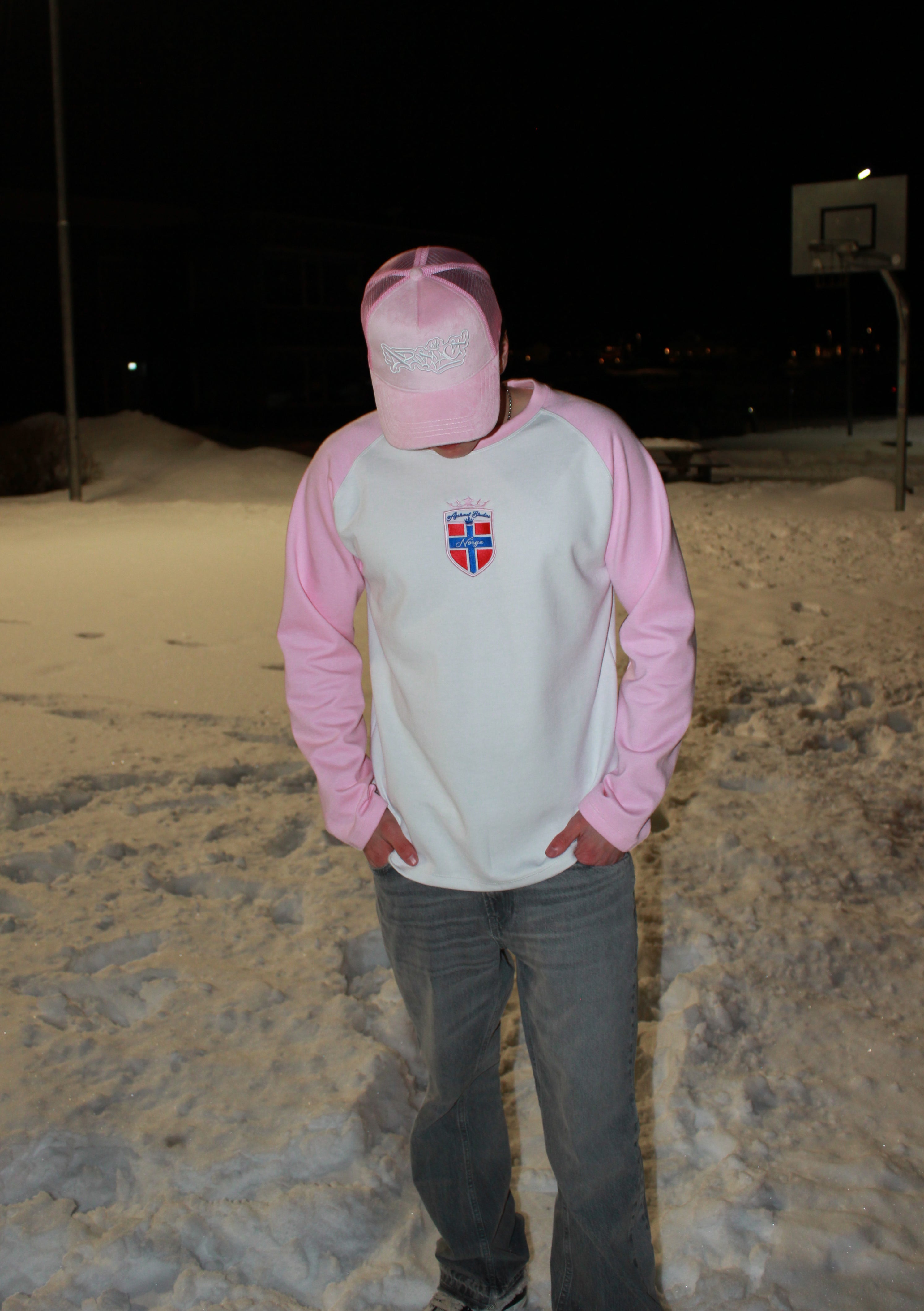 Abstract - Norway Longsleeve "Pink"