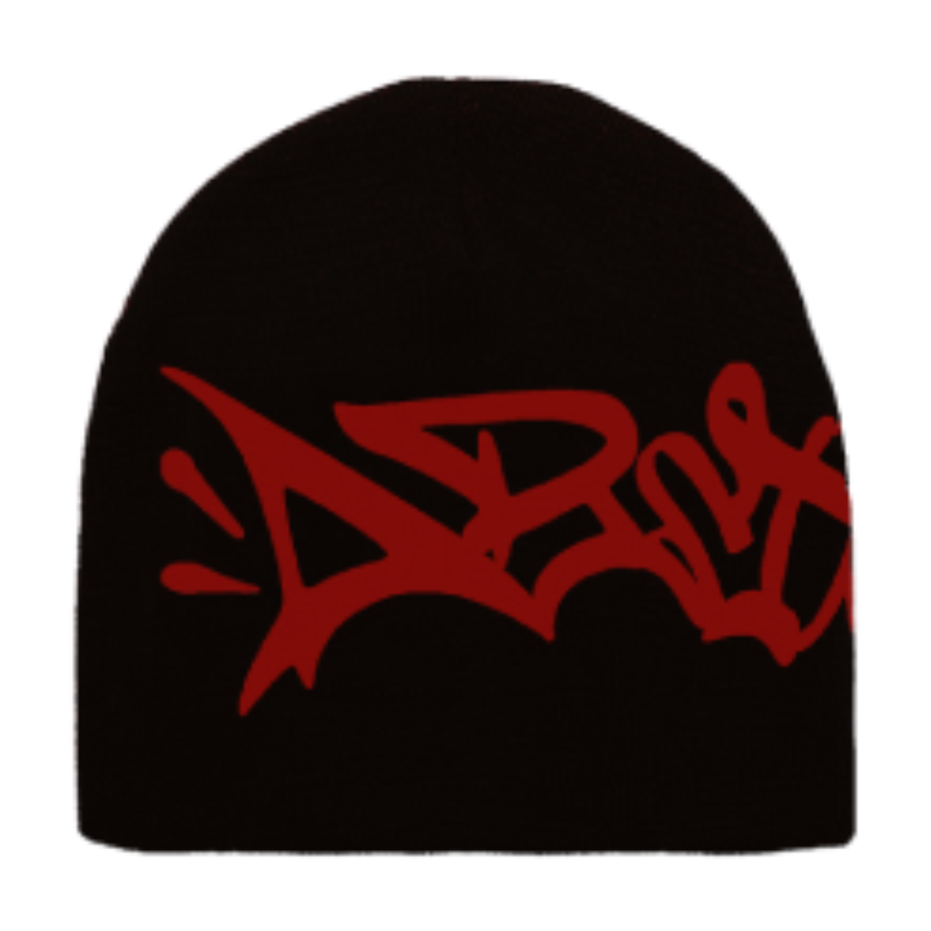 Abstract - Reversible Beanie Red/Black