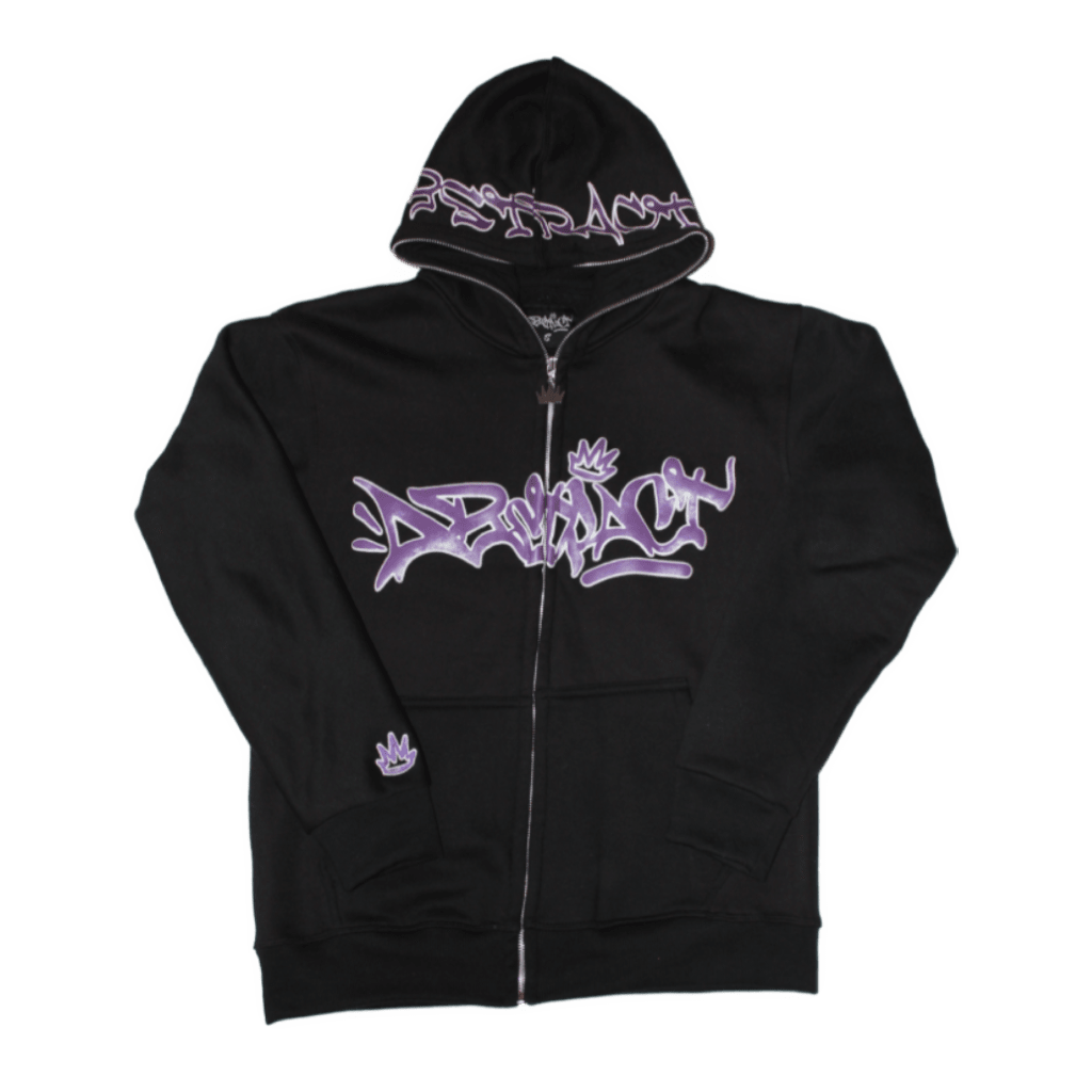 Abstract - Fullzip Black/Purple