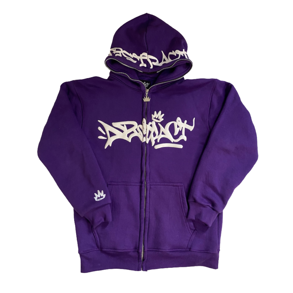Abstract - Fullzip Purple/White
