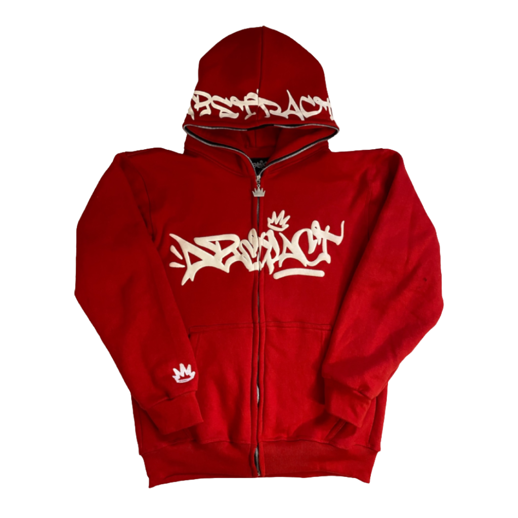 Abstract - Fullzip Red/White