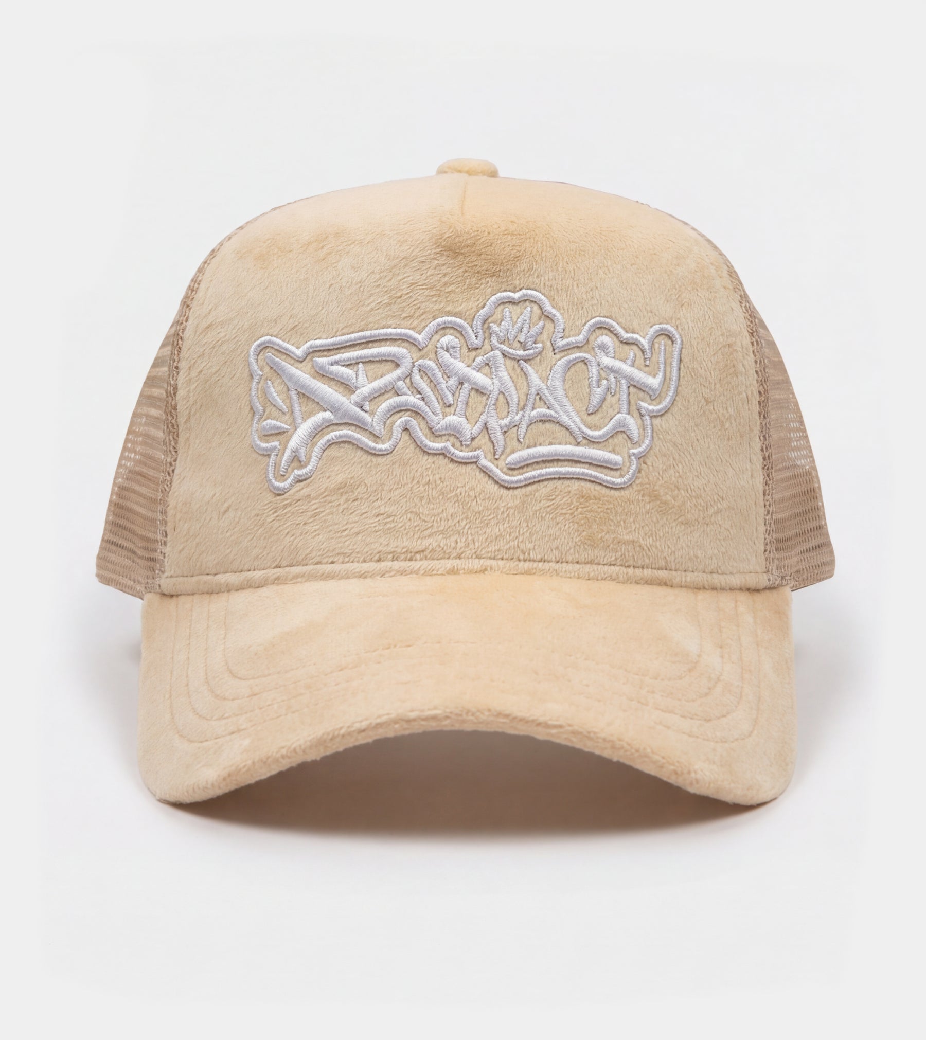 Abstract - Suede Trucker Hat "Cream"