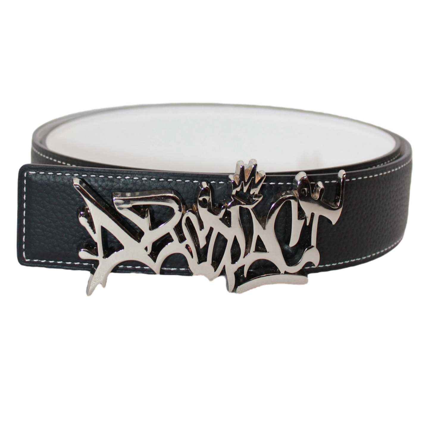 Abstract - Reversible Belt Black/White