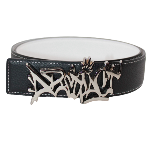 Abstract - Reversible Belt Black/White