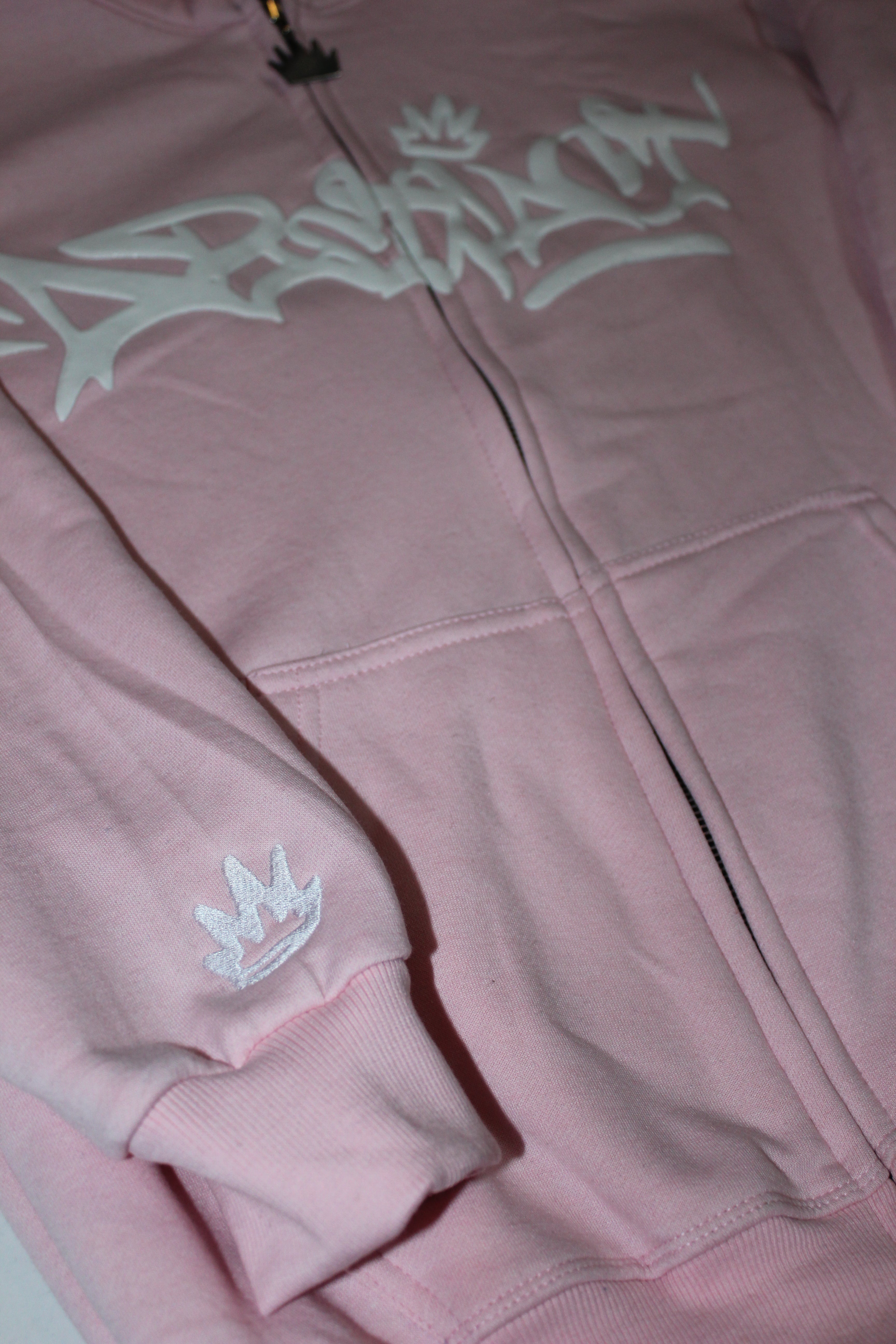 Abstract - Fullzip Pink/White