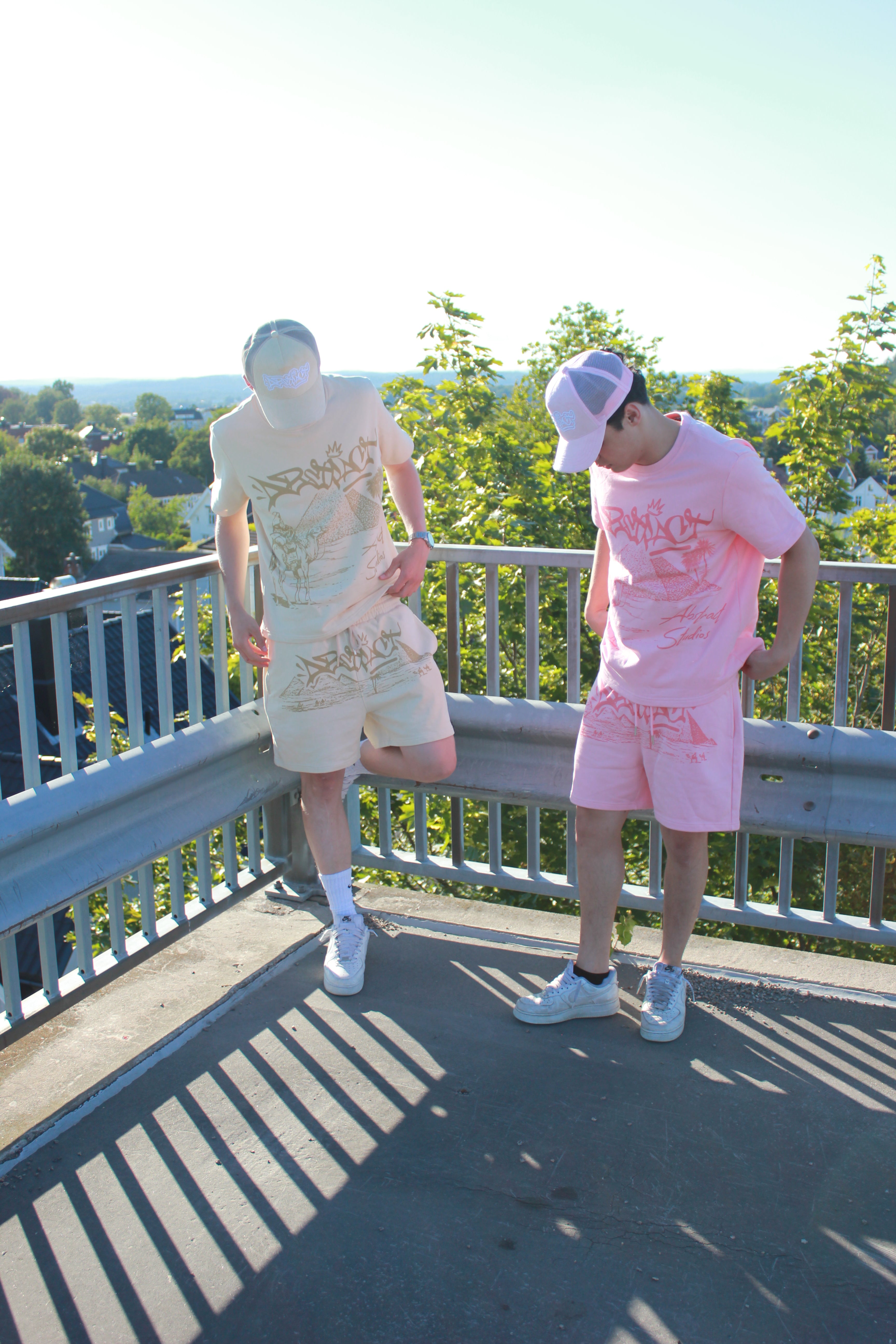 Abstract - Desert Shorts "Cream"