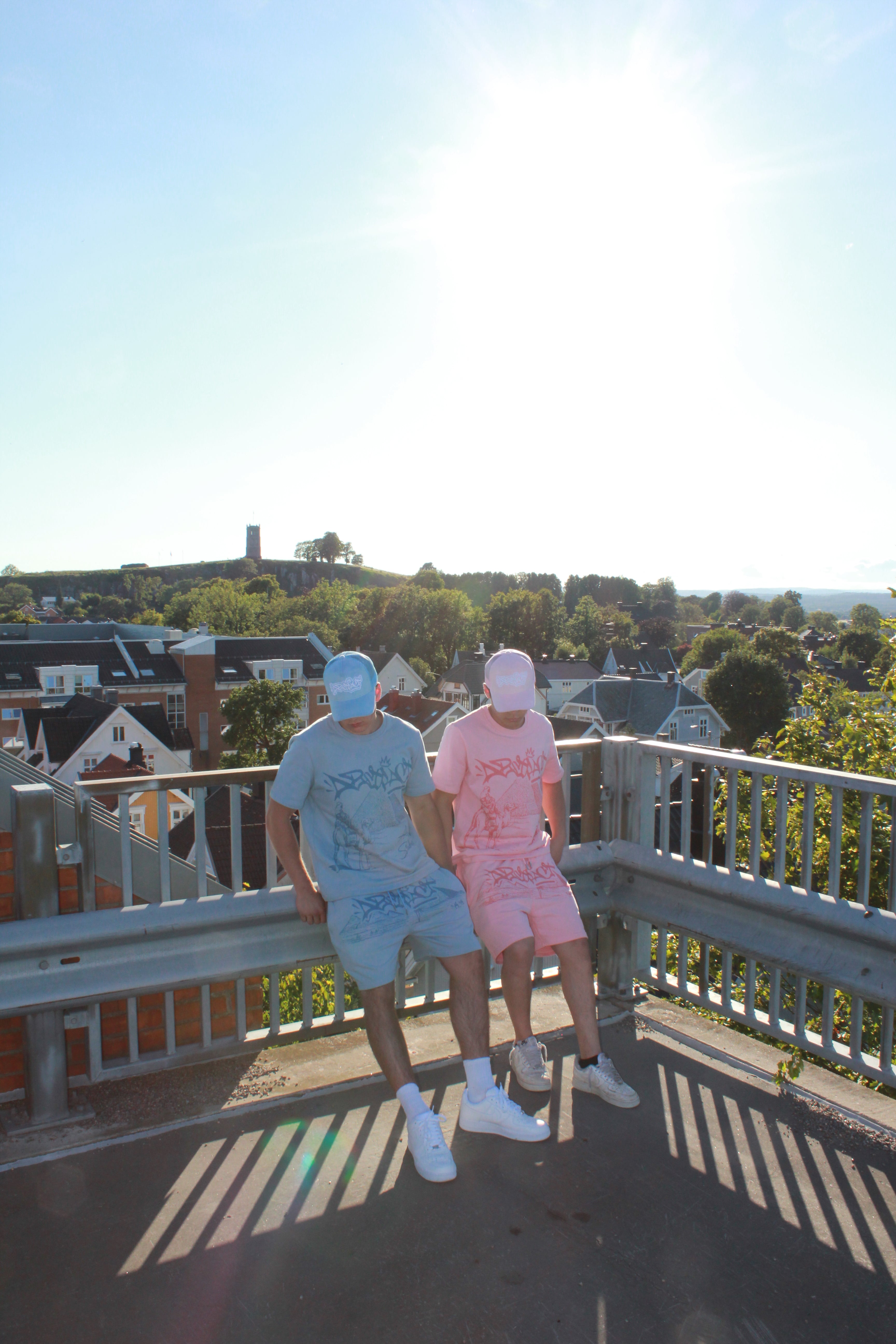 Abstract - Desert Shorts "Baby Blue"