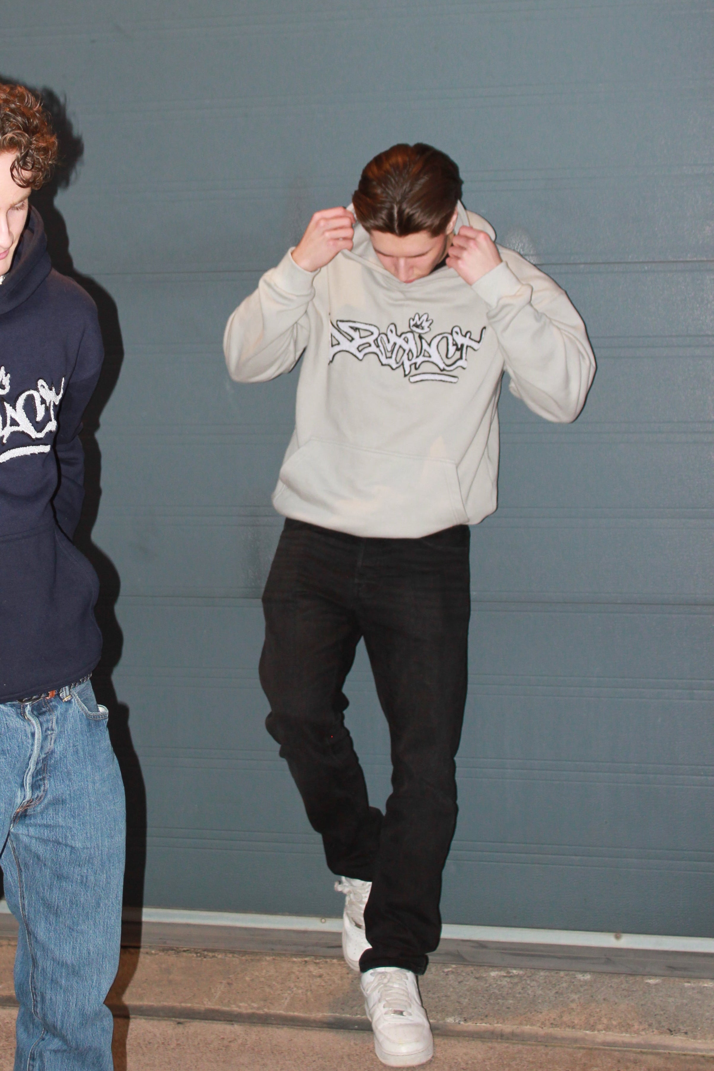 Abstract - Chenille Hoodie "Grey"