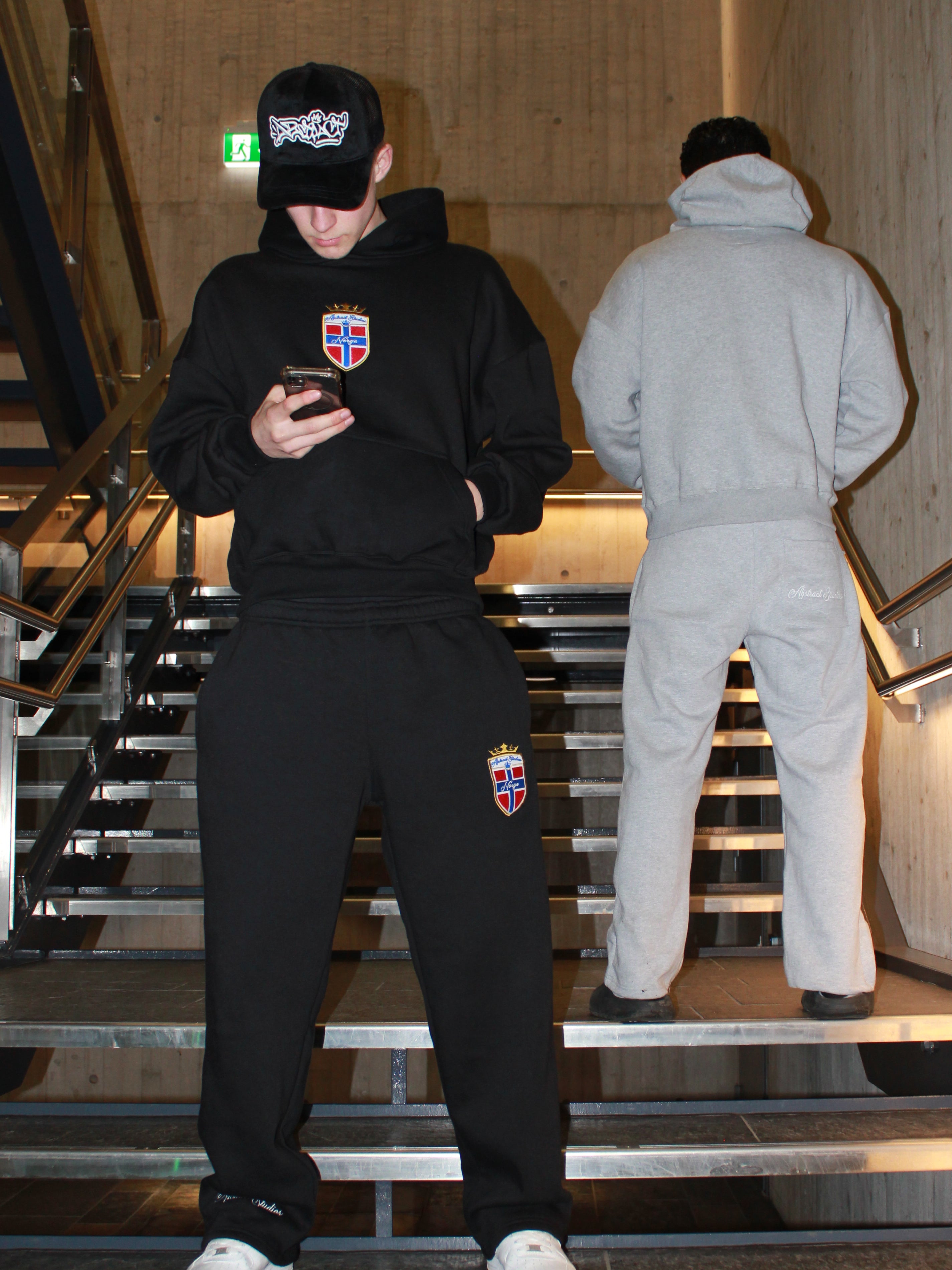 Abstract - Norway Hoodie "Black"