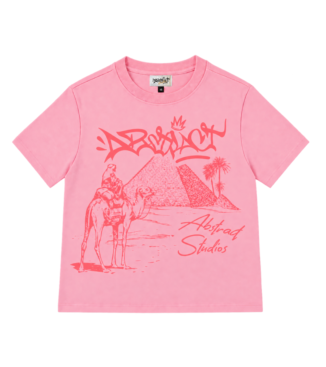 Abstract - Desert Tee "Baby Pink"