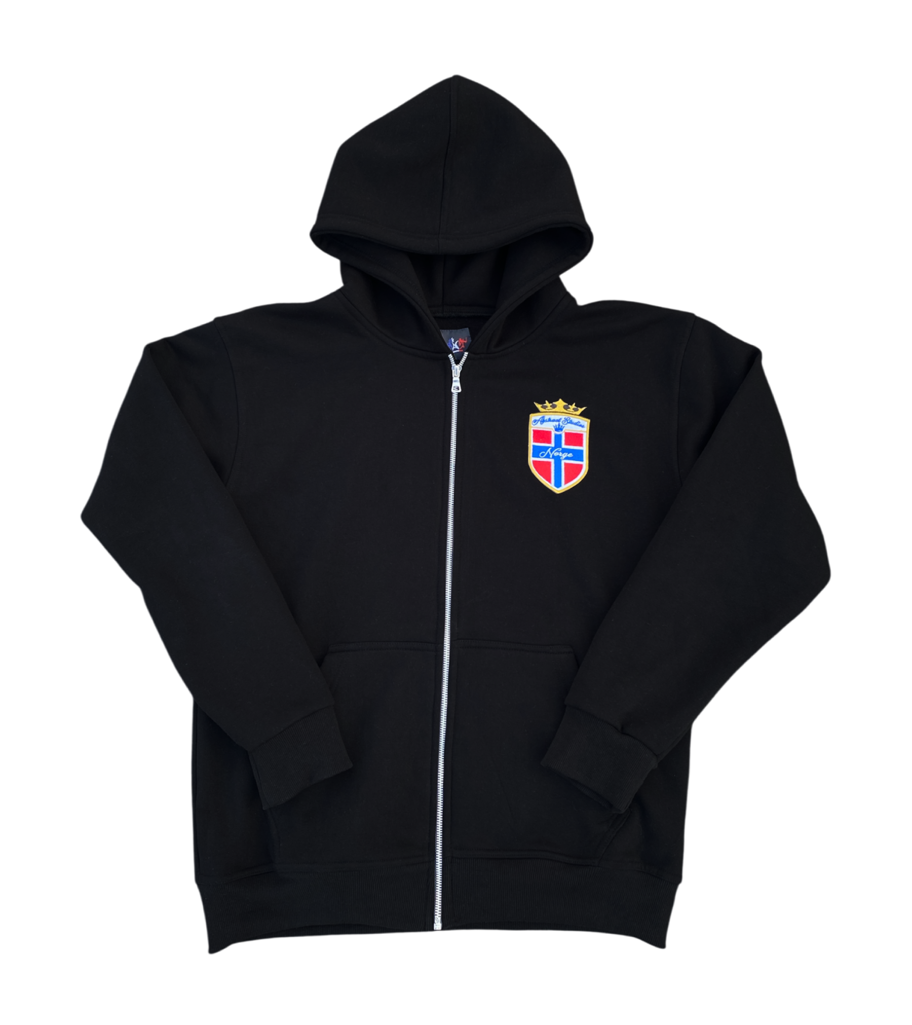 Abstract - Norway Zip Up Hoodie "Black"